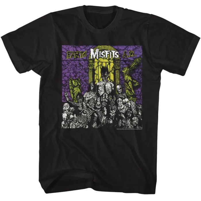 Misfits - Earth A.D. Black Shirt - 100% Official Merchandise