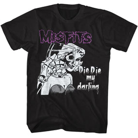 Misfits - 3XL, 4XL, 5XL Die Die My Darling Black Shirt