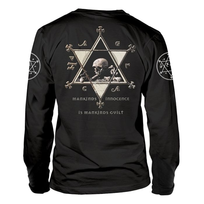 Dimmu Borgir - Puritanical Euphoric Misanthropia Skulls Black Long Sleeve Shirt - 100% Official Merchandise