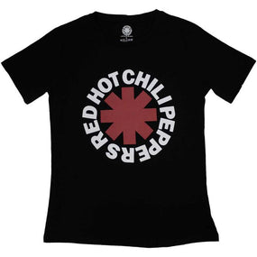 Red Hot Chili Peppers - Asterisk Womens Black Shirt