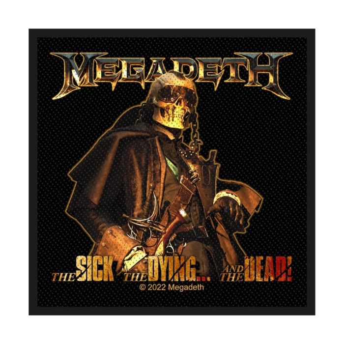 Megadeth - The Sick, The Dying And The Dead (95mm x 95mm) Sew-On Patch