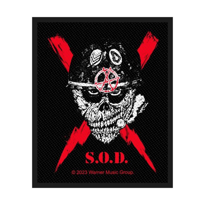 S.O.D. - Stormtroopers Of Death (75mm x 100mm) Sew-On Patch