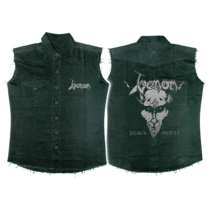 Venom - Sleeveless Black Work Shirt (Black Metal) - 100% Official Merchandise
