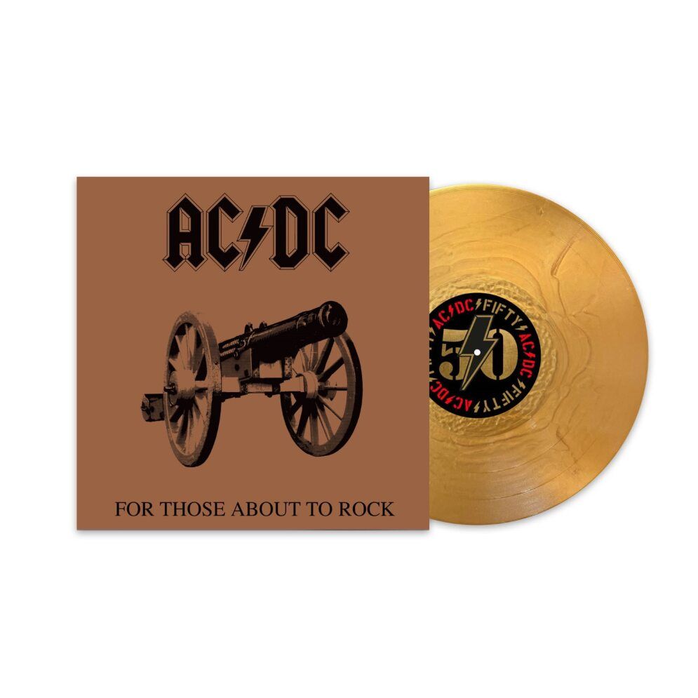 ACDC - For Those About To Rock We Salute You (50th Anniversary Special Ed. Gold vinyl gatefold reissue with insert) - Vinyl - New