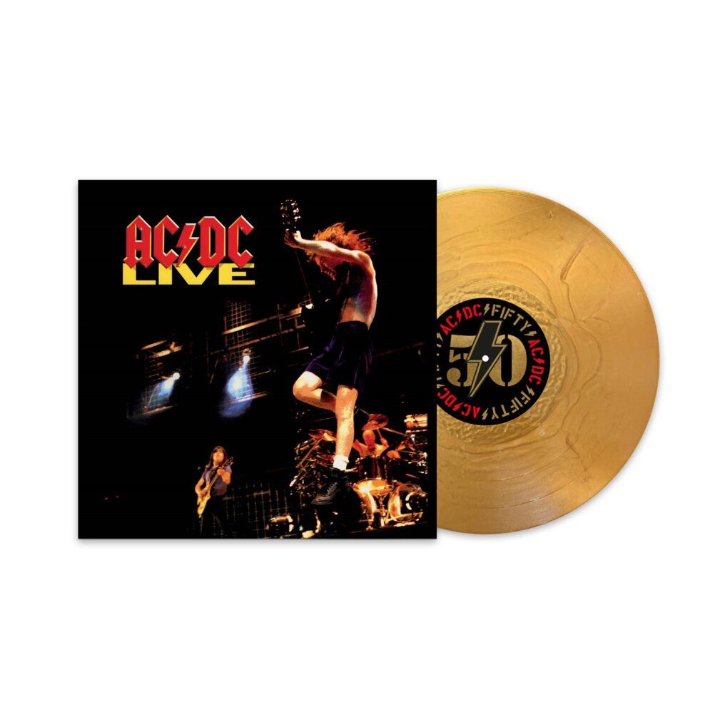ACDC - Live (50th Anniversary Special Ed. 2LP Gold vinyl gatefold reissue with insert) - Vinyl - New