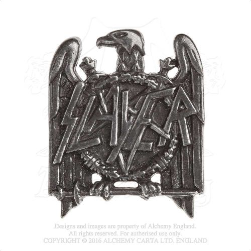Slayer - Pewter Pin Badge - Eagle (40mm x 33mm)