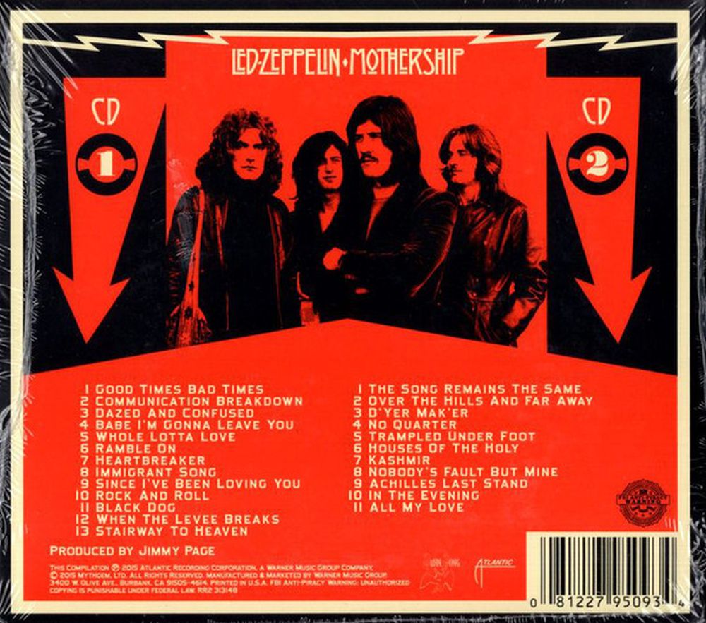 Led Zeppelin - Mothership (2015 2CD reissue) - CD - New