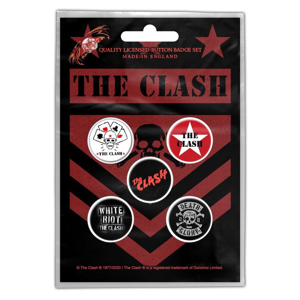 Clash, The - 5 x 2.5cm Button Set - London Calling Division