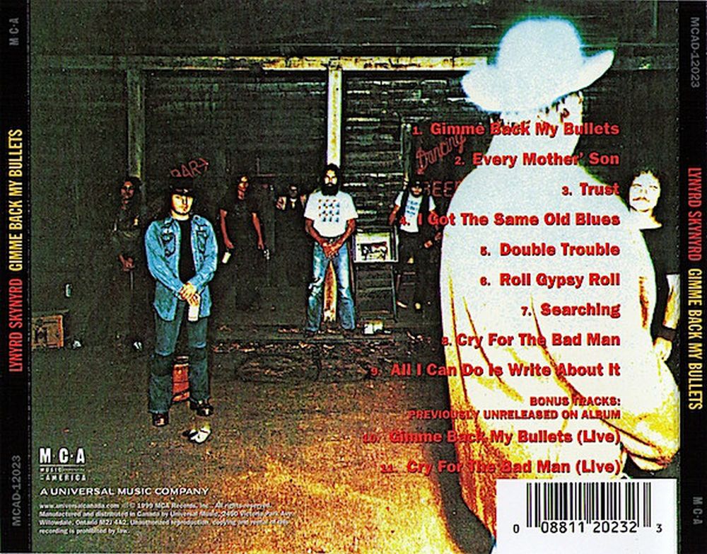 Lynyrd Skynyrd - Gimme Back My Bullets (w. 2 bonus tracks) - CD - New
