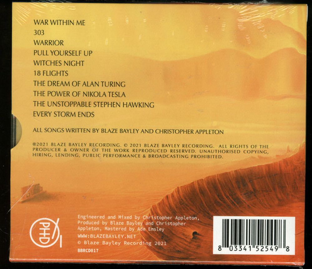Bayley, Blaze - War Within Me - CD - New