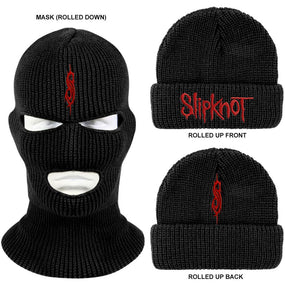 Slipknot - Knit Balaclava Beanie - Embroidered - Logo