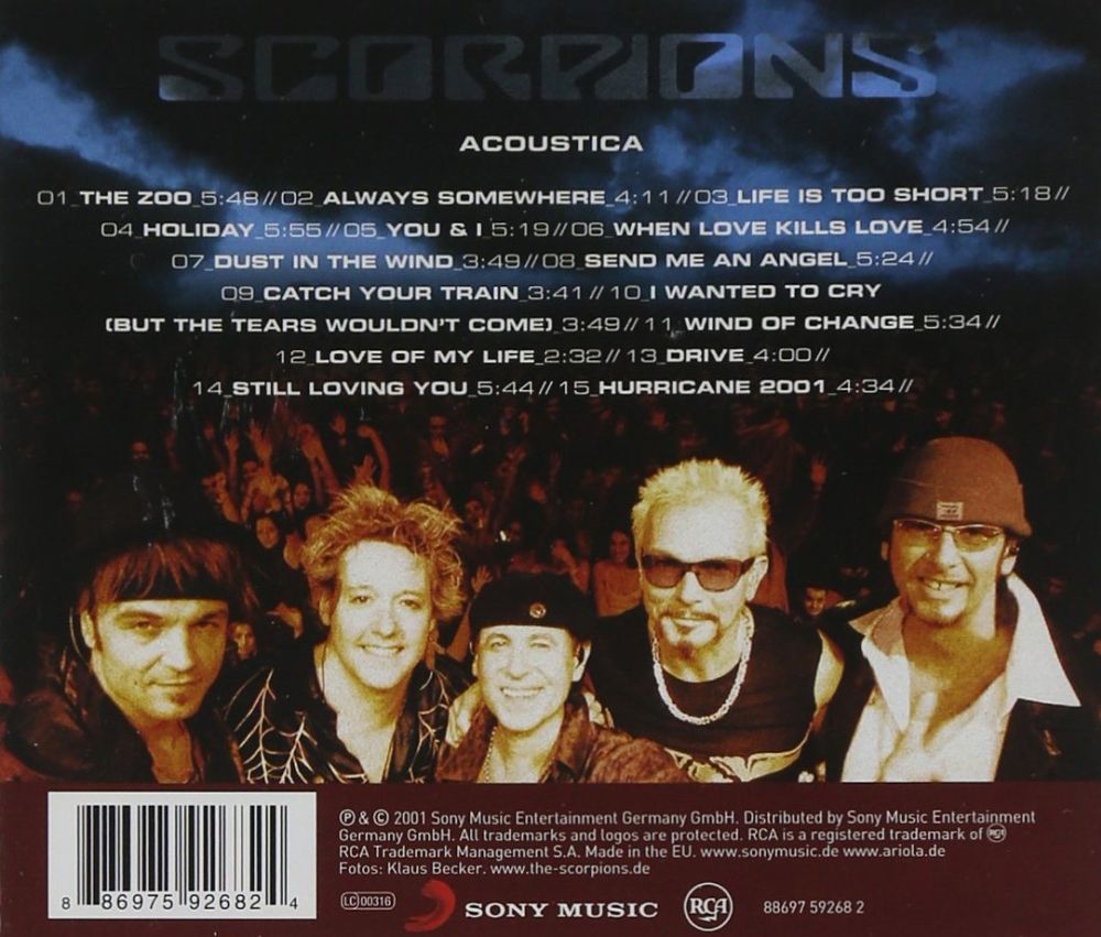 Scorpions - Acoustica  - CD - New