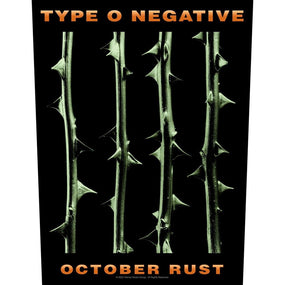 Type O Negative - October Rust - Sew-On Back Patch (295mm x 265mm x 355mm)