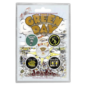 Green Day - 5 x 2.5cm Button Set - Dookie
