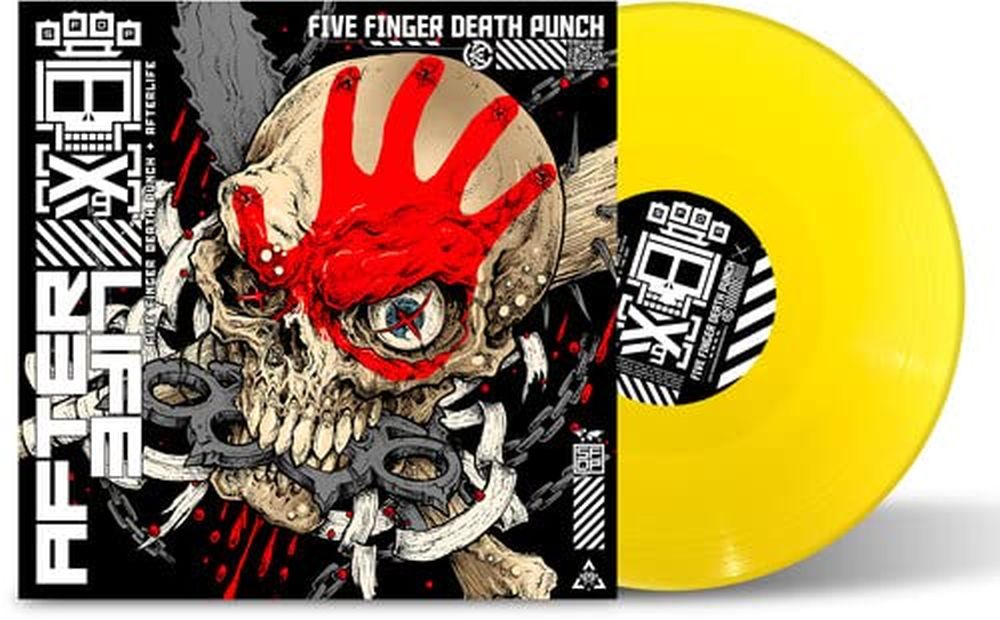 Five Finger Death Punch - Afterlife (180g 2LP Indie Exclusive Canary Yellow vinyl gatefold) - Vinyl - New