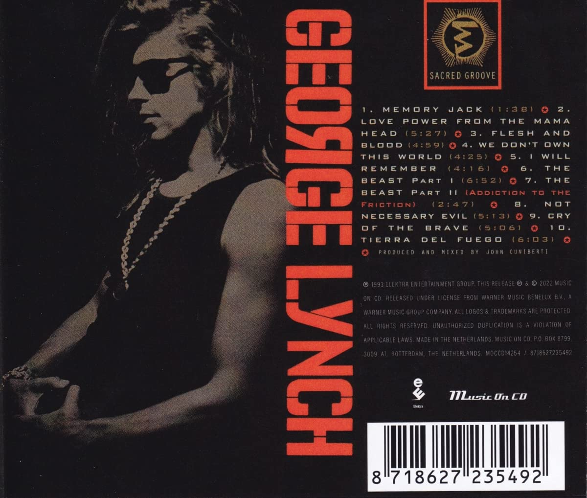 Lynch, George - Sacred Groove (2022 reissue) - CD - New