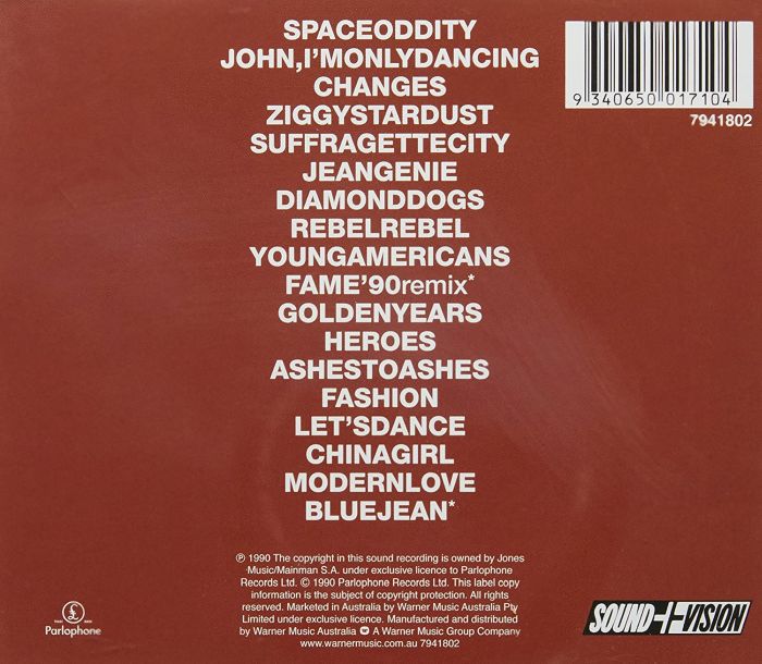 Bowie, David - Changesbowie - CD - New