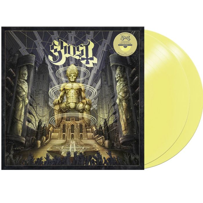 Ghost - Ceremony And Devotion (Live) (Ltd. Ed. 2023 Indie Exclusive 2LP Lemon vinyl gatefold reissue) - Vinyl - New
