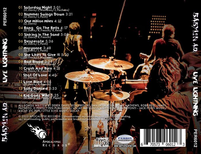 Babylon A.D. - Live Lightning - CD - New