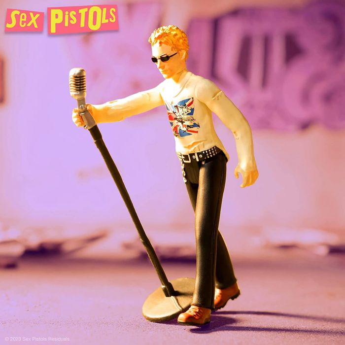 Sex Pistols - Johnny Rotten (Wave 1) 3.75 inch Super7 ReAction Figure