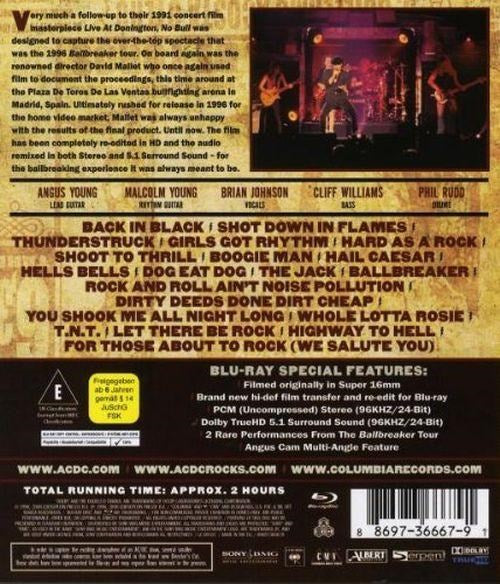 ACDC - No Bull - The Directors Cut (RA/B/C) - Blu-Ray - Music