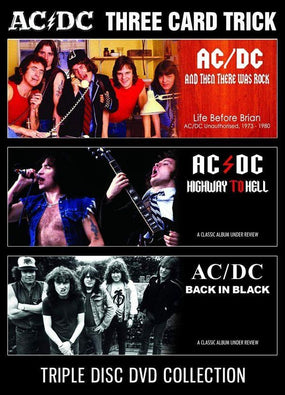 ACDC - Three Card Trick (And Then There Was Rock - Life Before Brian/Highway To Hell - A Classic Album Under Review/Back In Black - A Classic Album Under Review) (3DVD) (R0) - DVD - Music