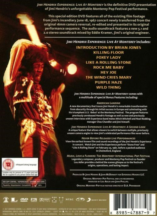 Hendrix, Jimi - Live At Monterey - The Definitive Edition (R0) - DVD - Music