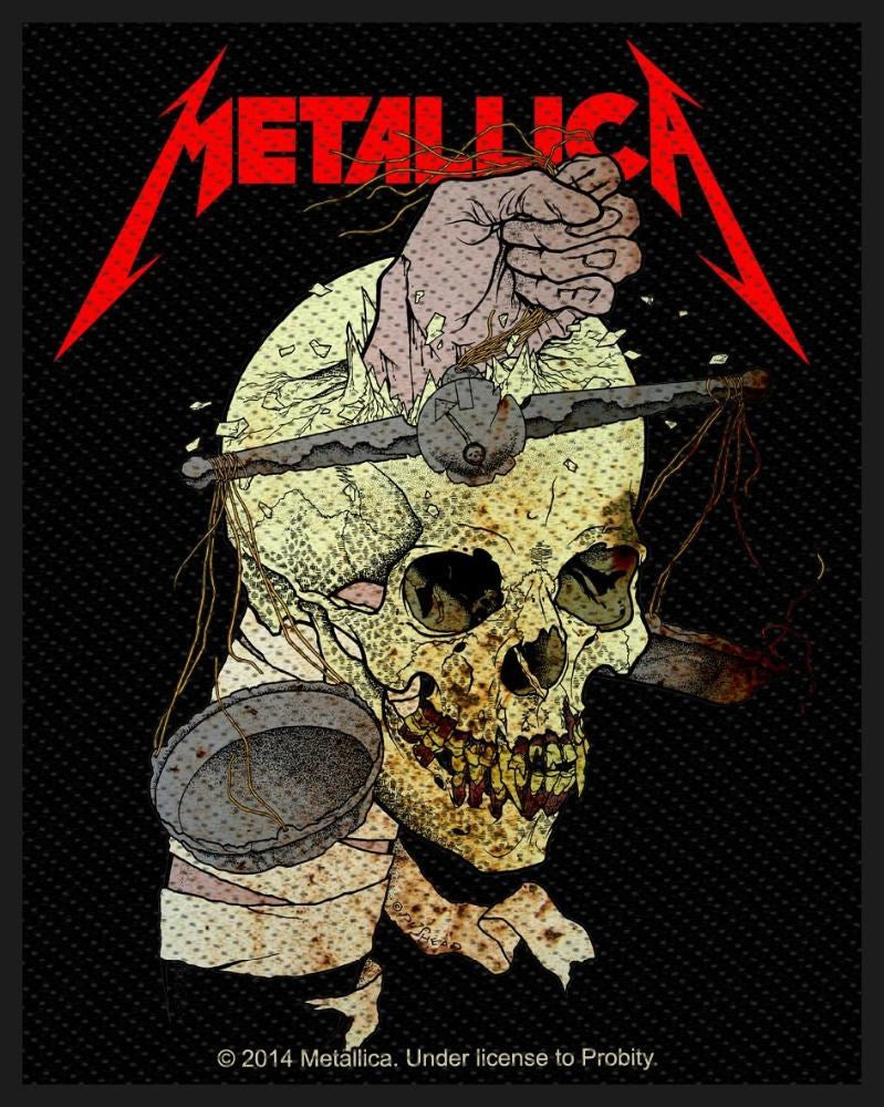 Metallica - Harvester Of Sorrow (80mm x 100mm) Sew-On Patch