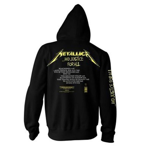Metallica - Pullover Black Hoodie (And Justice For All)
