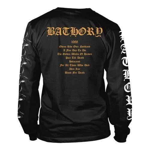Bathory - Blood Fire Death 2 Black Long Sleeve Shirt - 100% Official Merchandise