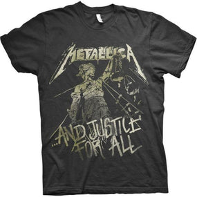 Metallica - And Justice Vintage Style Black Shirt