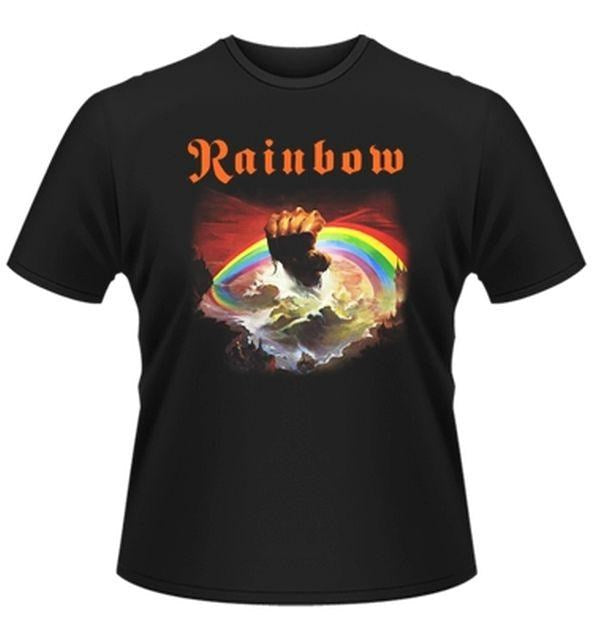 Rainbow - Rising Black Shirt - 100% Official Merchandise