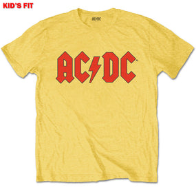ACDC - Logo Toddler and Youth Yellow Shirt