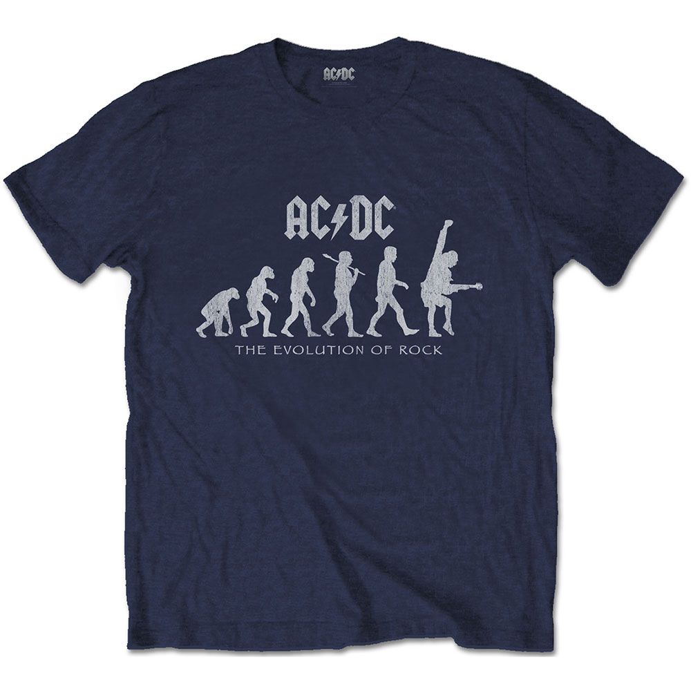 ACDC - Evolution Of Rock Navy Shirt