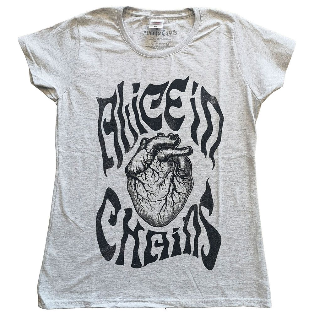 Alice In Chains - Transplant Womens Fitted Heather Shirt - 100% Official Merchandise