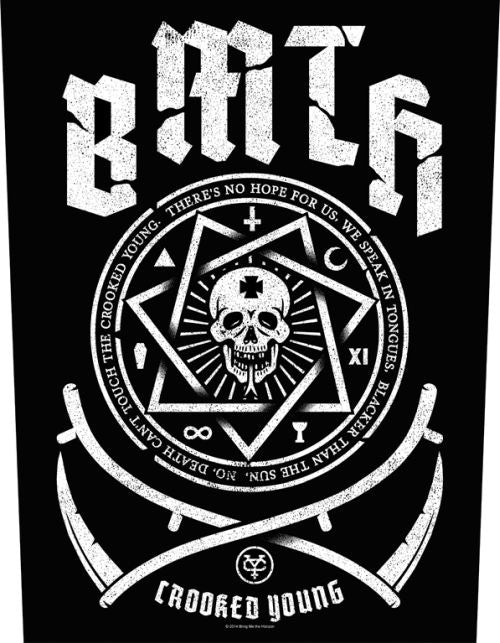 Bring Me The Horizon - Crooked Young - Sew-On Back Patch (295mm x 265mm x 355mm)