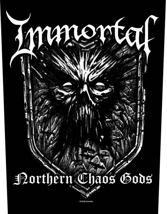 Immortal - Northern Chaos Gods - Sew-On Back Patch (295mm x 265mm x 355mm)