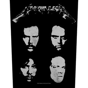 Metallica - Black Album Lineup - Sew-On Back Patch (295mm x 265mm x 355mm)