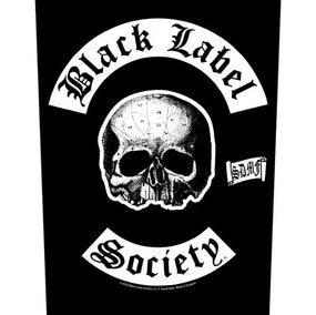 Black Label Society - SDMF & Logo - Sew-On Back Patch (295mm x 265mm x 355mm)