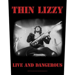 Thin Lizzy - Live And Dangerous - Sew-On Back Patch (295mm x 265mm x 355mm)