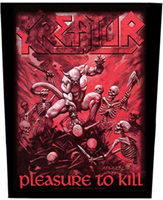 Kreator - Pleasure To Kill - Sew-On Back Patch (295mm x 265mm x 355mm)