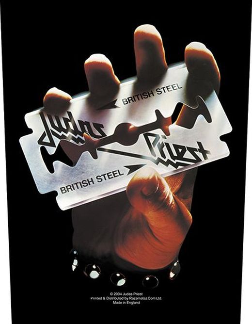Judas Priest - British Steel - Sew-On Back Patch (295mm x 265mm x 355mm)