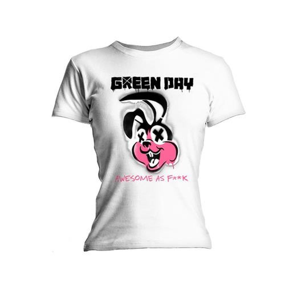 Green Day - Road Kill Womens White Shirt