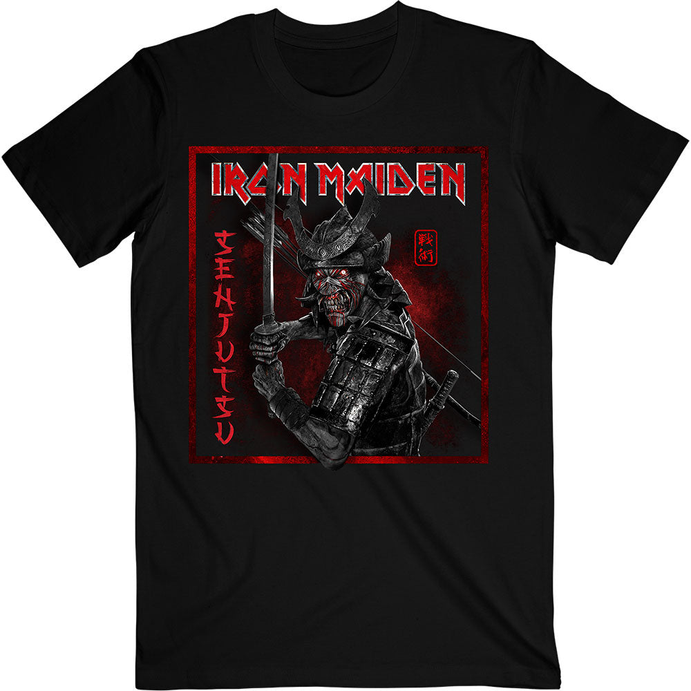 Iron Maiden - Senjutsu Album Cover Black Shirt - 100% Official Merchandise
