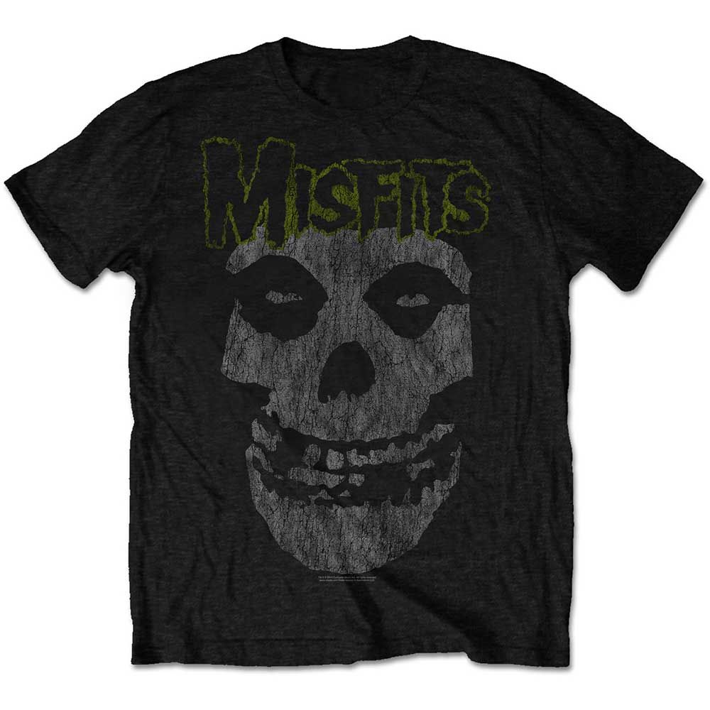 Misfits - Classic Vintage Style Fiend Black Shirt - 100% Official Merchandise
