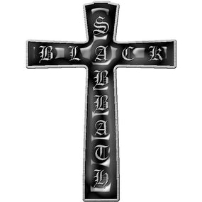 Black Sabbath - Pin Badge - Cross