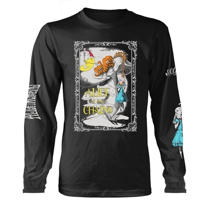 Alice In Chains - Wonderland Black Long Sleeve Shirt - 100% Official Merchandise