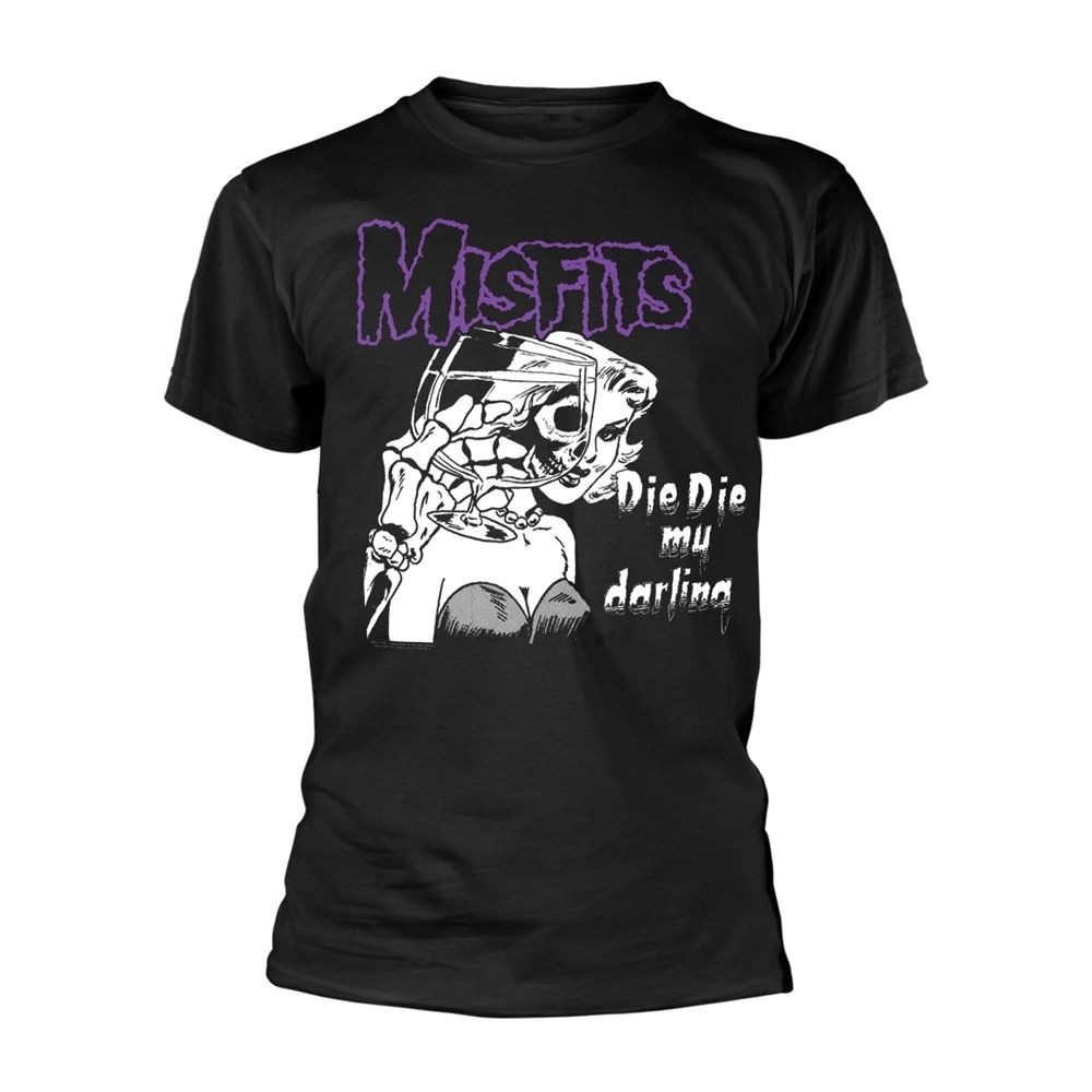 Misfits - Die Die My Darling Black Shirt - 100% Official Merchandise