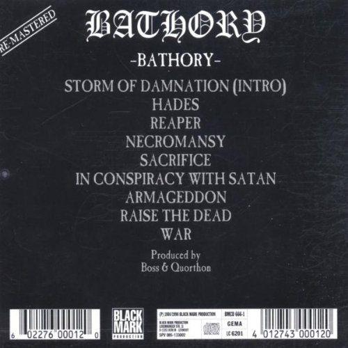 Bathory - Bathory - CD - New