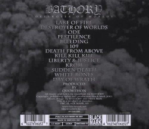 Bathory - Destroyer Of Worlds - CD - New